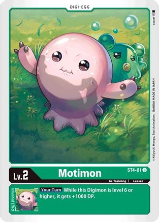 Motimon [ST4-01] [Starter Deck: Giga Green] - Trinity Hobby