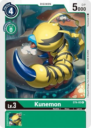 Kunemon [ST4-05] [Starter Deck: Giga Green] - Trinity Hobby