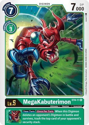 MegaKabuterimon [ST4-11] [Starter Deck: Giga Green] - Trinity Hobby