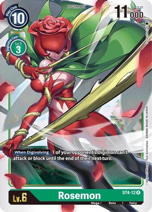 Rosemon [ST4-12] [Starter Deck: Giga Green] - Trinity Hobby