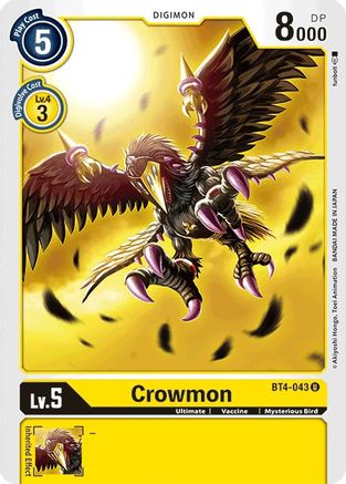 Crowmon [BT4-043] [Great Legend] - Trinity Hobby