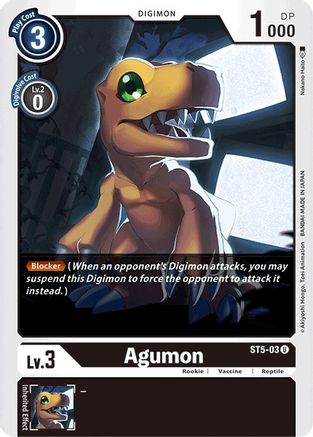 Agumon [ST5-03] [Starter Deck: Machine Black] - Trinity Hobby