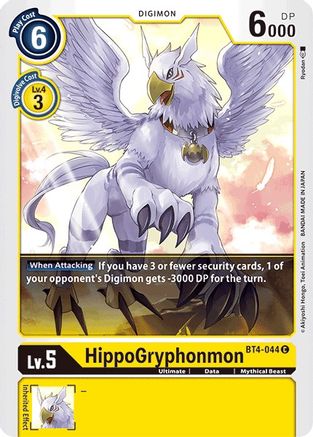 HippoGryphonmon [BT4-044] [Great Legend] - Trinity Hobby