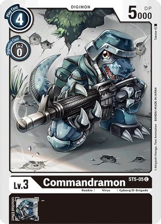 Commandramon [ST5-05] [Starter Deck: Machine Black] - Trinity Hobby