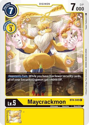 Maycrackmon [BT4-045] [Great Legend] - Trinity Hobby