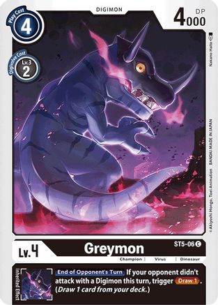 Greymon [ST5-06] [Starter Deck: Machine Black] - Trinity Hobby