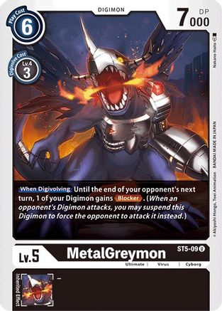 MetalGreymon [ST5-09] [Starter Deck: Machine Black] - Trinity Hobby