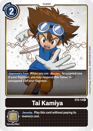 Tai Kamiya [ST5-14] [Starter Deck: Machine Black] - Trinity Hobby