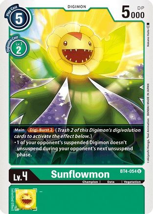 Sunflowmon [BT4-054] [Great Legend] - Trinity Hobby