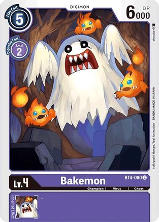 Bakemon [BT4-080] [Great Legend] - Trinity Hobby