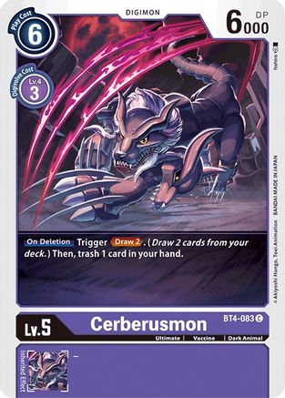 Cerberusmon [BT4-083] [Great Legend] - Trinity Hobby