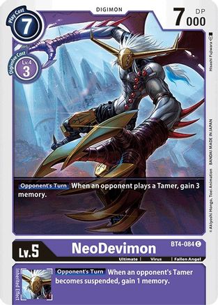 NeoDevimon [BT4-084] [Great Legend] - Trinity Hobby