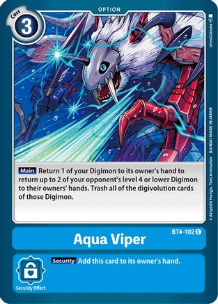 Aqua Viper [BT4-102] [Great Legend] - Trinity Hobby
