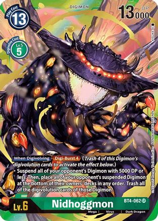 Nidhoggmon [BT4-062] (Alternate Art) [Great Legend] - Trinity Hobby