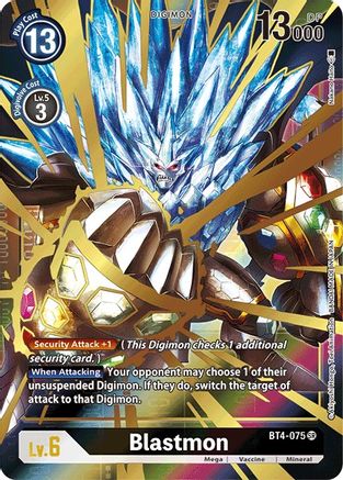 Blastmon [BT4-075] (Alternate Art) [Great Legend] - Trinity Hobby