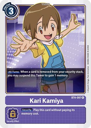 Kari Kamiya [BT4-097] [Great Legend] - Trinity Hobby