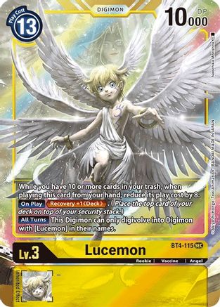 Lucemon [BT4-115] (Alternate Art) [Great Legend] - Trinity Hobby