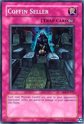 Coffin Seller [DR1-EN041] Super Rare - Trinity Hobby