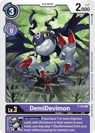 DemiDevimon [P-034] [Promotional Cards] - Trinity Hobby