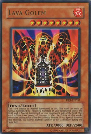 Lava Golem [DR1-EN051] Ultra Rare - Trinity Hobby