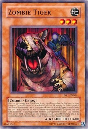 Zombie Tiger [DR1-EN066] - Dark Revelation Volume 1 Unlimited - Common / Short Print