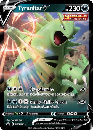Tyranitar V (SWSH109) [Sword & Shield: Black Star Promos] - Trinity Hobby