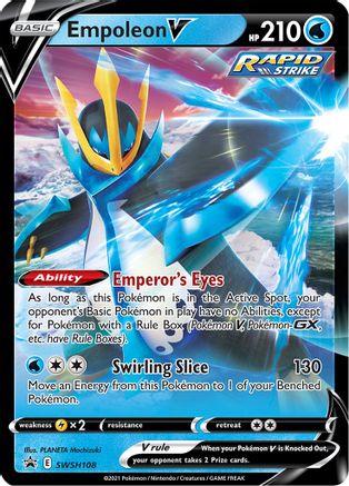 Empoleon V (SWSH108) [Sword & Shield: Black Star Promos] - Trinity Hobby