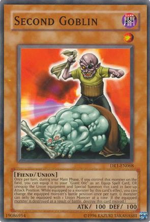 Second Goblin [DR1-EN068] - Dark Revelation Volume 1 Unlimited - Common / Short Print - Trinity Hobby