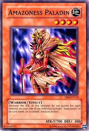 Amazoness Paladin [DR1-EN114] - Dark Revelation Volume 1 Unlimited - Common / Short Print - Trinity Hobby
