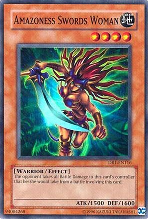 Amazoness Swords Woman [DR1-EN116] Super Rare - Trinity Hobby