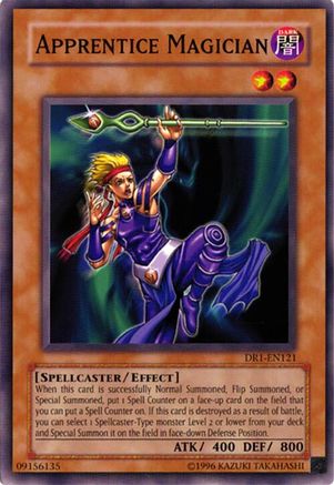 Apprentice Magician [DR1-EN121] - Dark Revelation Volume 1 Unlimited - Common / Short Print - Trinity Hobby