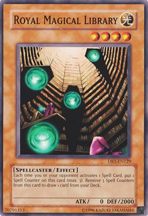 Royal Magical Library [DR1-EN129] - Dark Revelation Volume 1 Unlimited - Common / Short Print - Trinity Hobby
