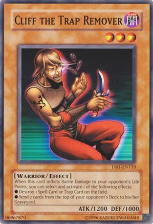 Cliff the Trap Remover [DR1-EN133] Common - Trinity Hobby