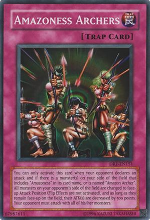 Amazoness Archers [DR1-EN151] - Dark Revelation Volume 1 Unlimited - Super Rare - Trinity Hobby