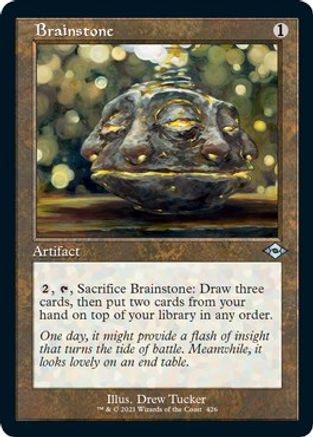 Brainstone (Retro Frame) (Foil Etched)  [Foil]  (MH2-426) - [Modern Horizons 2]