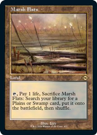 Marsh Flats (Retro Frame) (Foil Etched)  [Foil]  (MH2-437) - [Modern Horizons 2] - Trinity Hobby