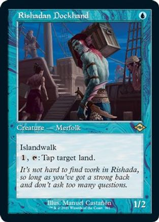 Rishadan Dockhand (Retro Frame) (Foil Etched)  [Foil]  (MH2-391) - [Modern Horizons 2]