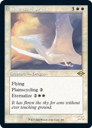 Timeless Dragon (Retro Frame) (Foil Etched)  [Foil]  (MH2-388) - [Modern Horizons 2]