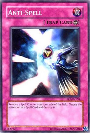 Anti-Spell [DR1-EN158] - Dark Revelation Volume 1 Unlimited - Common / Short Print - Trinity Hobby