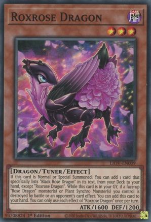 Roxrose Dragon [LIOV-EN009] Super Rare - Trinity Hobby