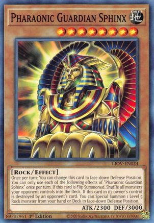 Pharaonic Guardian Sphinx [LIOV-EN024] Common - Trinity Hobby