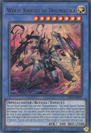 White Knight of Dogmatika [LIOV-EN032] Ultra Rare - Trinity Hobby