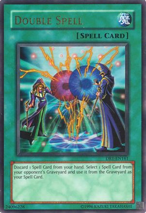 Double Spell [DR1-EN161] - Dark Revelation Volume 1 Unlimited - Ultra Rare - Trinity Hobby