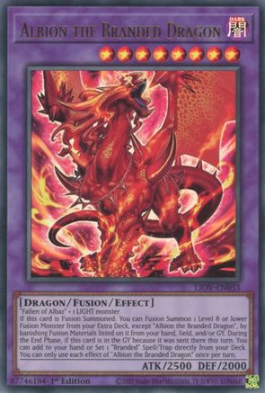 Albion the Branded Dragon [LIOV-EN033] Ultra Rare - Trinity Hobby