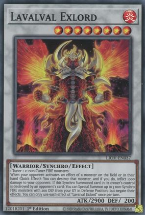 Lavalval Exlord [LIOV-EN037] Super Rare - Trinity Hobby