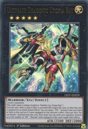 Ultimate Dragonic Utopia Ray [LIOV-EN039] Ultra Rare - Trinity Hobby
