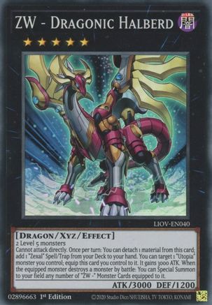 ZW - Dragonic Halberd [LIOV-EN040] Super Rare - Trinity Hobby