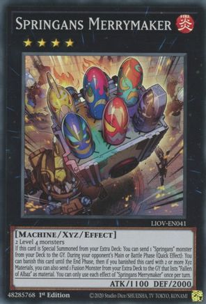 Springans Merrymaker [LIOV-EN041] Super Rare - Trinity Hobby