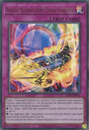 Amaze Attraction Cyclo-Coaster [LIOV-EN071] Ultra Rare - Trinity Hobby