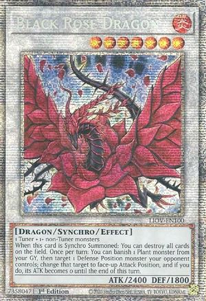 Black Rose Dragon [LIOV-EN100] Starlight Rare